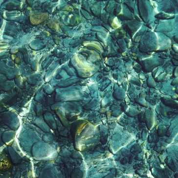 underwater rocks